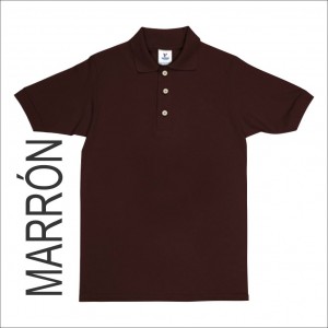 Playera Tipo Polo Yazbek Marron