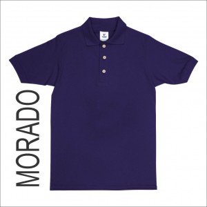 Playera Tipo Polo Yazbek Morado