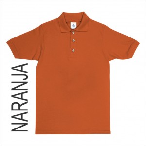 Playera Tipo Polo Yazbek Naranja
