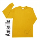 Playera Yazbek Caballero Manga Larga C0304 Amarillo
