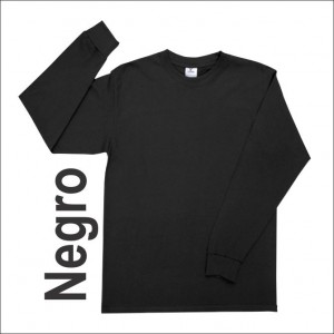 Playera Yazbek Caballero Manga Larga C0304 Negro