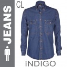 camisa jeans indigo