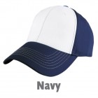 gorra bicolor marino